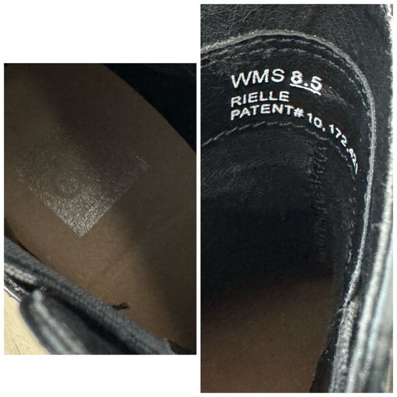 Dolce Vita DV Rielle Black Leather Platform Wedge Chelsea Boots Women's Size 8.5 - Picture 3 of 12